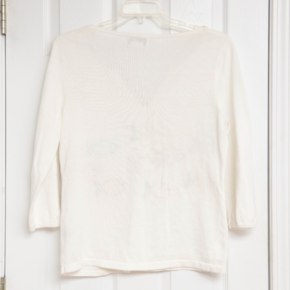 Jack B Quick Vintage Sweater Colorful Fish Beads and Sequins Fun Print Size L - Picture 5 of 5